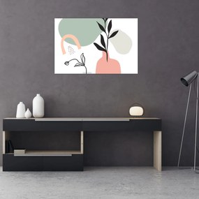 Tablou - Flori într-o vază N⁰3 (90x60 cm)