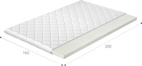 Topper lemn masiv T25 160x200