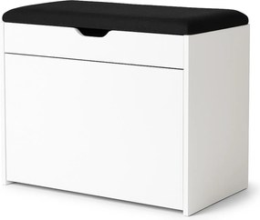 Dulap pentru pantofi cu loc de șezut și rafturi retractabile VAULT, 57 x 30 x 53 cm