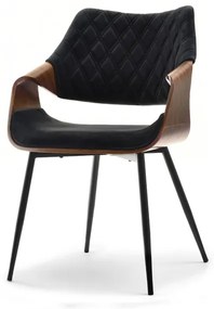 Scaun Rolf K (nuc închis + negru). 1111255