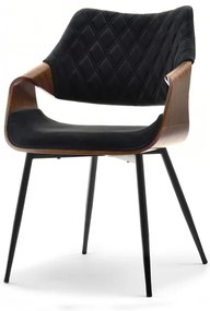 Scaun Rolf K (nuc închis + negru). Promo -16%. 1111255