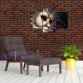 Tablou cu statuie cu masca (90x60 cm)