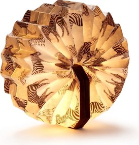 Decorațiune luminoasă maro închis cu USB Velvet Accordion – Gingko