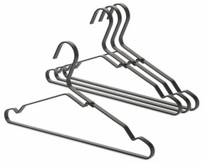 Set 4 umerase Brabantia Linn 1000823, Aluminiu, Negru