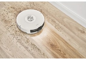 Sencor - Aspirator robot 2 în 1 cu mop, 50 W, baterie 5000 mAh, Wi-Fi, alb, telecomandă inclusă