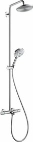 Coloana de dus cu baterie termostatata si pipa cada Hansgrohe Raindance Select S 240