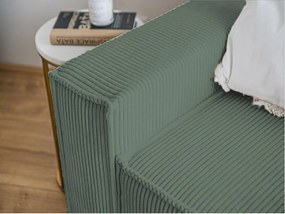 Fotoliu cu taburet SMART SET, verde inchis