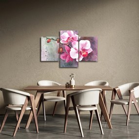 Tablou - Orhidee, acvariu (90x60 cm)