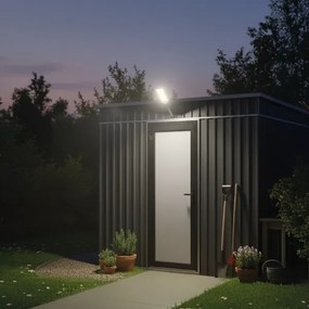 Lampă stradală solară LED VENICE, reglabilă, cu senzor, 50 W, baterie 4000 mAh, IP65, neagră + telecomandă