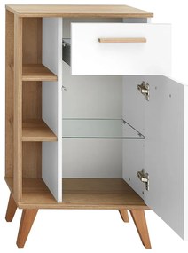 Dulap de baie alb 51x90 cm Set 923 - Pelipal