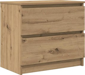 vidaXL Dulap TV Artisan Stejar 60x35x54 cm Lemn prelucrat