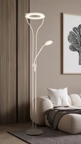 Globo 59038SAD - Lampă de podea LED reglabilă EBRO LED/20W/230V + LED/4W 3000K