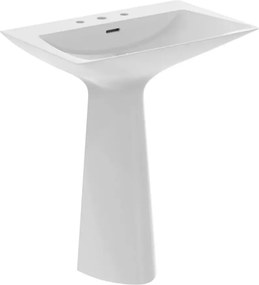 Lavoar freestanding Ideal Standard Atelier Tipo-Z alb mat 74 cm cu 3 orificii baterie