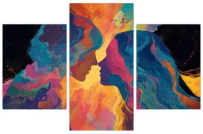 Tablou - Dragoste cosmică (90x60 cm)