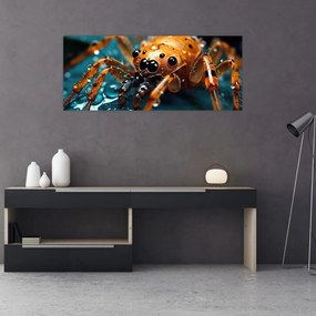 Tablou - Detaliu de păianjen (120x50 cm)