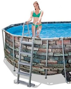 Scară de siguranță cu ramură dublă 132 cm