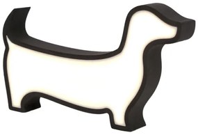 Lampă de birou pentru copii LED DOG LED/12W/230V neagră