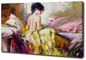 Tablou pe pânză Jumătate gol femeie