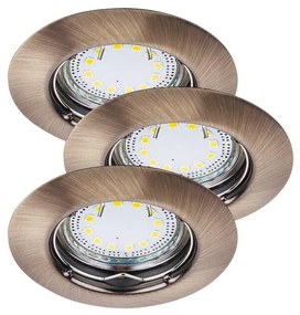Rabalux 1048 - SET 3x Corp de iluminat tavan fals LITE 3xGU10-LED/3W/230V