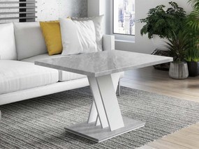 Masă de cafea Bianca (Alb + Beton). 1059946