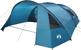 vidaXL Cort Tunel 6-Persoane Albastru și Gri 700 x 590 x 215 cm