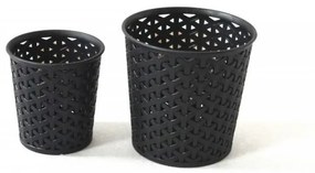 Cupă de depozitare din plastic STIL Y - L- CURVER negru