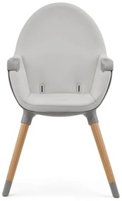 KINDERKRAFT - Scaun de masă pentru copii 2în1 FINI2 fag/gri