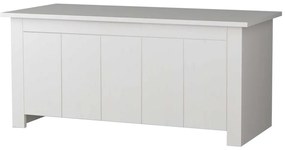 Cufăr alb din lemn de pin 100x45 cm Bertram – Støraa