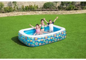 Bestway Piscină gonflabilă pentru copii, albastru, 229x152x56 cm
