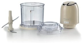 Tocator alimente Ariete VINTAGE 0438/03, 400W, 600 ml, 2 viteze, Otel inoxidabil, Bej