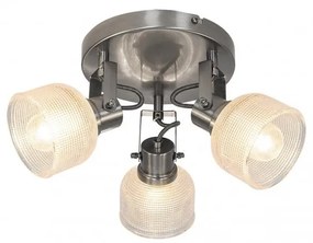 Lustra aplicata cu 3 spoturi design clasic FRANCIS crom satin 5439 RX