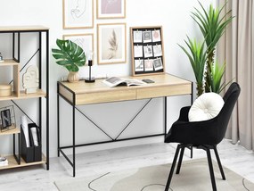 Masă PC Unica (sonoma + negru). 1109858