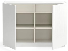 Comodă albă joasă 100x70 cm Doric – Teulat