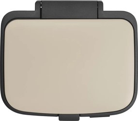 Coș de gunoi bej cu pedală din oțel 4 l Bo – Brabantia