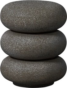 Măsuță de grădină rotundă cu aspect de piatră ø 40 cm Laurel – WOOOD