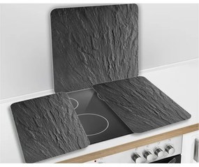 WENKO 2712984500 - Placă de acoperire NEUTRAL 56 x 50 cm, neagră/transparentă