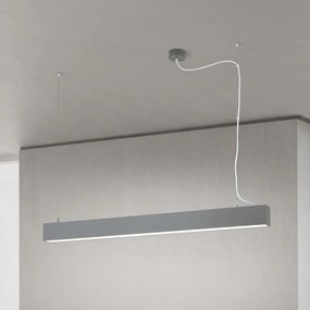 Lustra liniara aplicata/ suspendata LED CCT PALKKI 113cm, argintiu