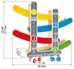 Pistă din de curse auto Hape, 28,3 x 31,7 x 7,9 cm