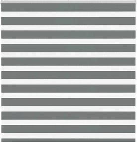 vidaXL Jaluzea tip zebra gri închis lățime țesătură 135,9 cm poliester