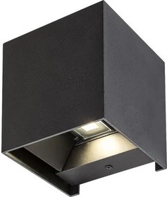 Aplica de perete iluminat exterior ambiental IP54 Solin negru