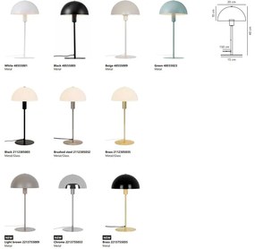 Veioza, lampa de masa design minimalist scandinav Ellen 20 Chrome