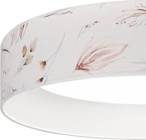 Brilagi-LED reglabil VELVET SM. VARI 36W/230V 3000-6500K Ø55 cm alb/floral + telecomandă