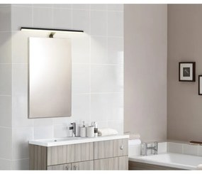 Aplica LED pentru baie design modern IP44 Jaime negru, opal