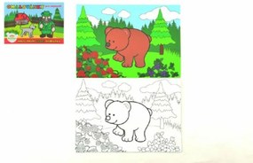 Carte de colorat My First forect animals 21x14,5cm