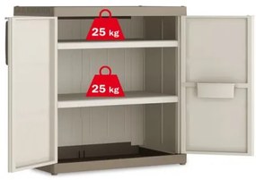 Dulap din plastic EXCELLENCE LOW XL - 93 x 89 x 54 cm