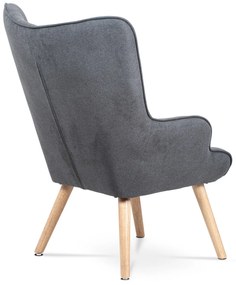 Fotoliu cu taburet GREY2, gri