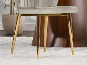 Scaun Greta K (bej + auriu). 1111058