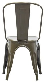 Scaune de dining verde din metal 2 buc Afternoon – vtwonen