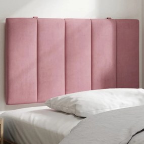 374654 vidaXL Pernă tăblie de pat, roz, 90 cm, catifea