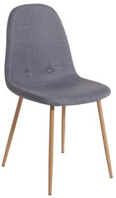 Set 2 scaune dining Bonami Essentials Lissy,gri deschis